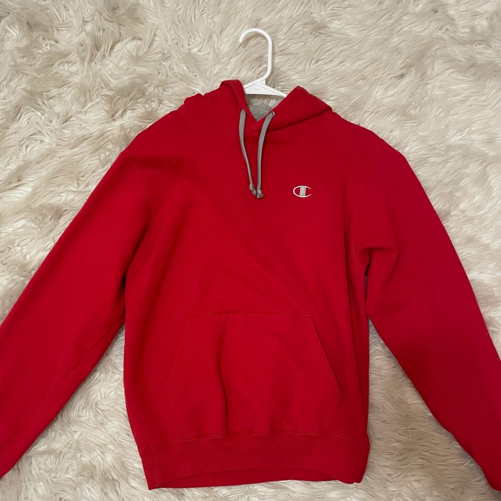 Red Champion Hoodie